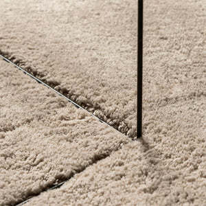 Sandfarbener Teppich HUARTE, 140x200 cm