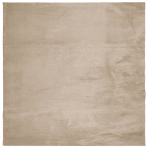 Sandfarbener Teppich HUARTE, 160x160cm, Waschbar