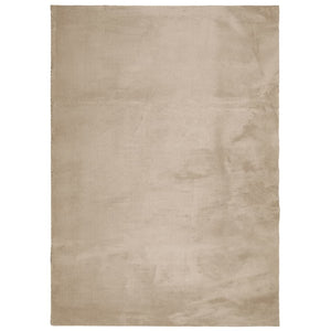 vidaXL Tapis HUARTE à poils courts doux et lavable couleur sable 200x280 cm