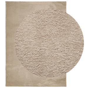 vidaXL Tapis HUARTE à poils courts doux et lavable couleur sable 200x280 cm