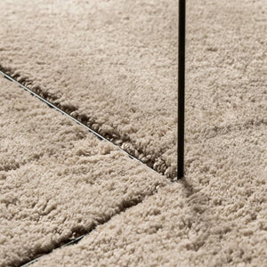 vidaXL Tapis HUARTE à poils courts doux et lavable couleur sable 200x280 cm