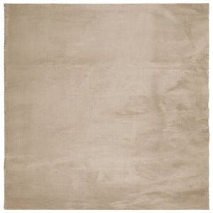 Sandfarbener Teppich HUARTE, 240x240 cm, Waschbar