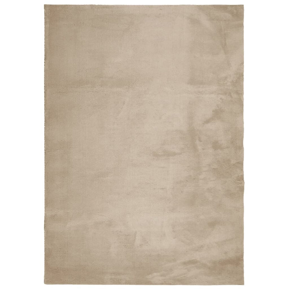 Sandfarbener Teppich HUARTE, 240x340cm, Waschbar