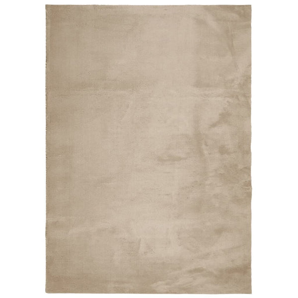 Sandfarbener Teppich HUARTE, 240x340cm, Waschbar