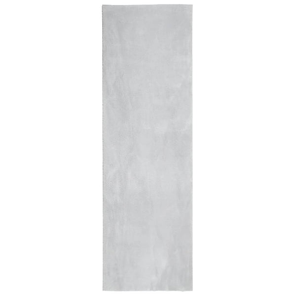 Waschbarer Teppich HUARTE Grau 80x250 cm