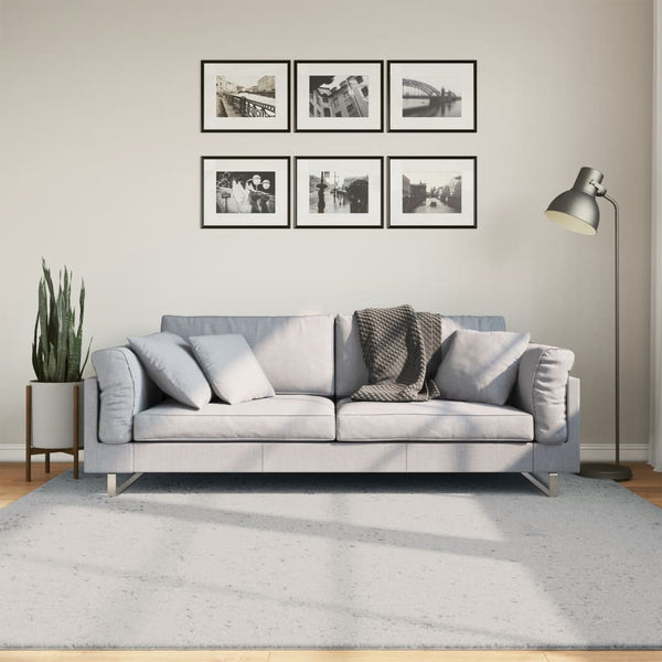 Waschbarer Teppich HUARTE, Kurzflor, Grau, 200x200 cm