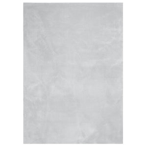 Grauer Kurzflor Teppich HUARTE, 200x280 cm