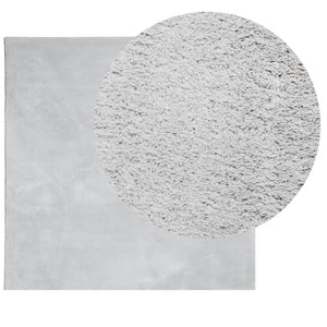 Grauer Kurzflor Teppich HUARTE, 240x240 cm