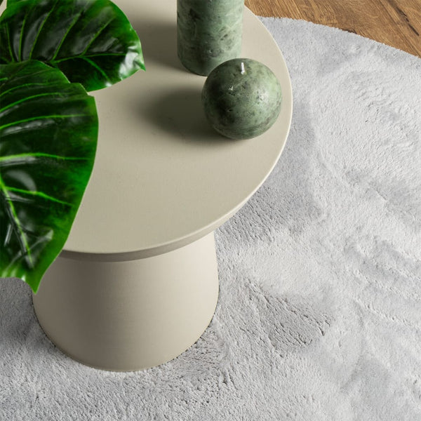 Waschbarer Teppich HUARTE Grau Ø 100cm