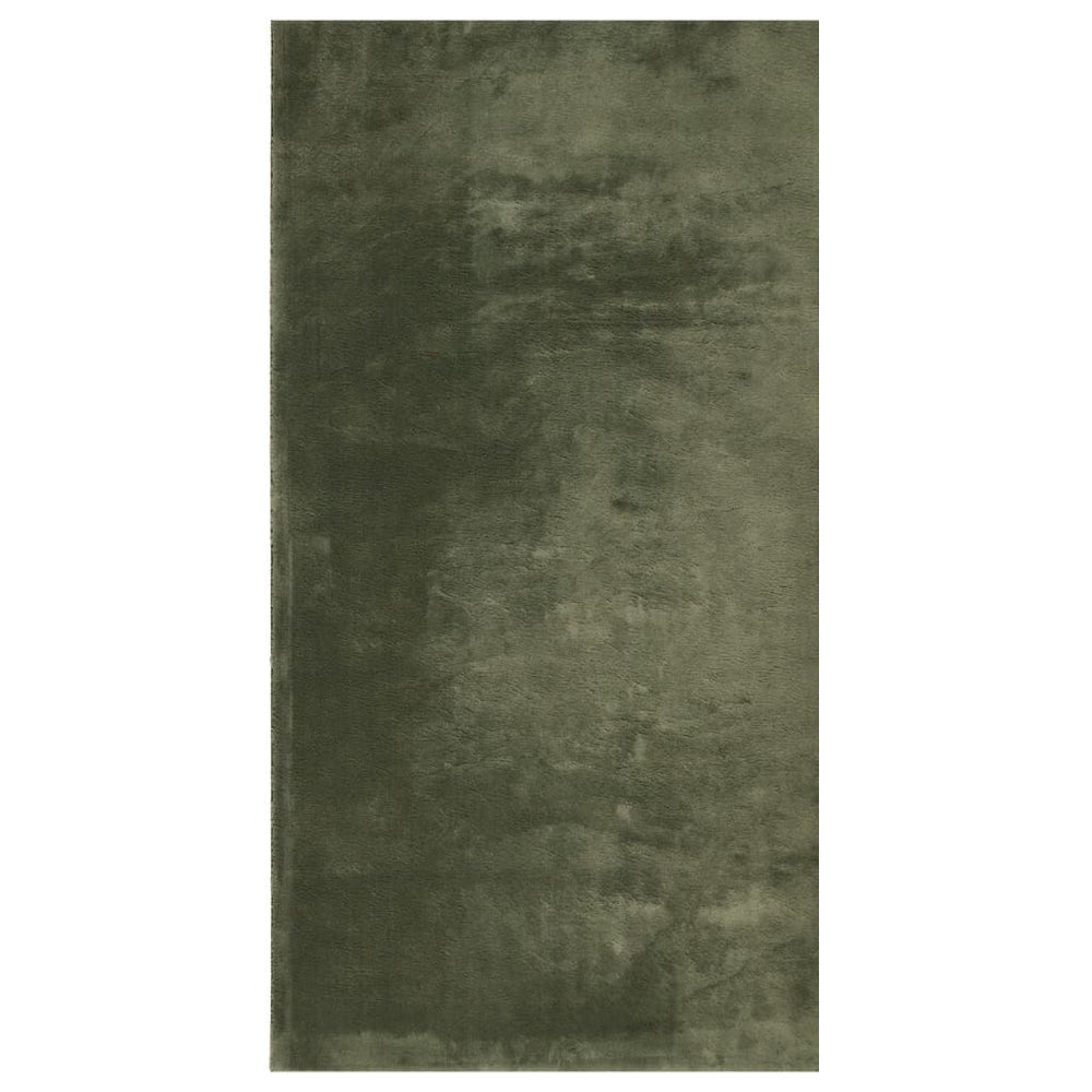 Waldgrüner Teppich HUARTE, 60x110 cm