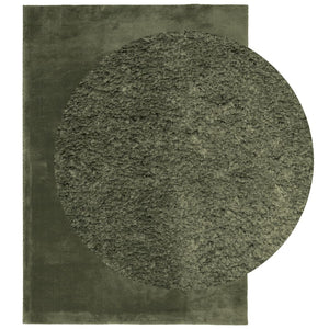 Waldgrüner Kurzflor Teppich HUARTE 160x230 cm