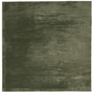 vidaXL Tapis HUARTE à poils courts, doux et lavable, vert forêt 200x200 cm
