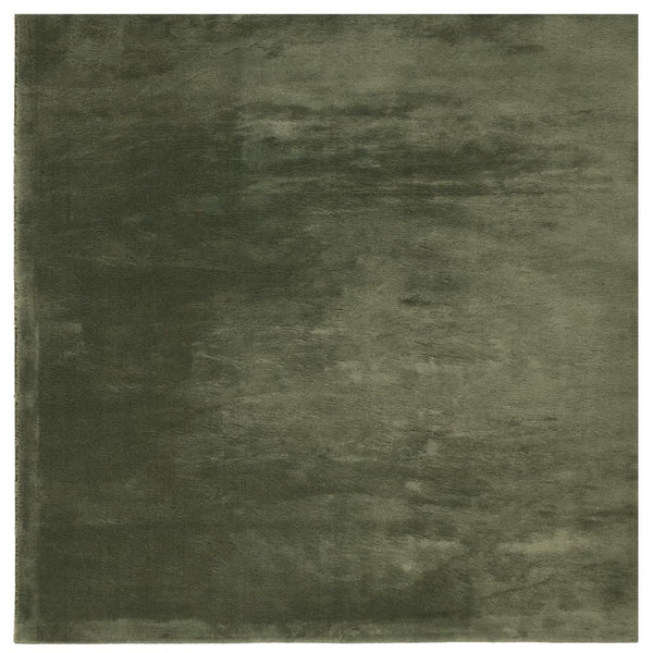 vidaXL Tapis HUARTE à poils courts doux et lavable vert forêt 240x240 cm