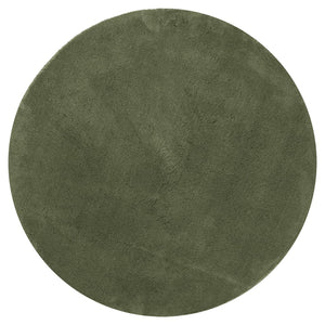 Runder Teppich HUARTE Waldgrün Ø 80cm