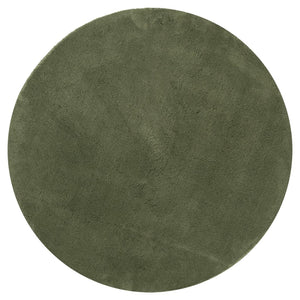 Runder Teppich HUARTE Waldgrün Ø 120cm