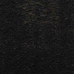 Schwarzer Kurzflor Teppich HUARTE, 80x150 cm