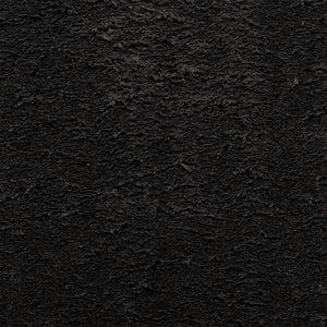 Schwarzer Kurzflor Teppich HUARTE 140x200 cm