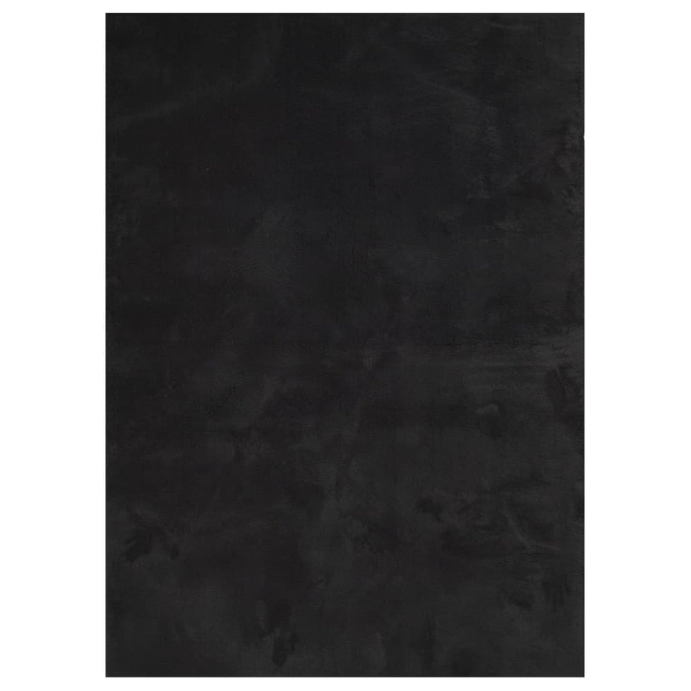 Schwarzer Teppich HUARTE, 160x230 cm