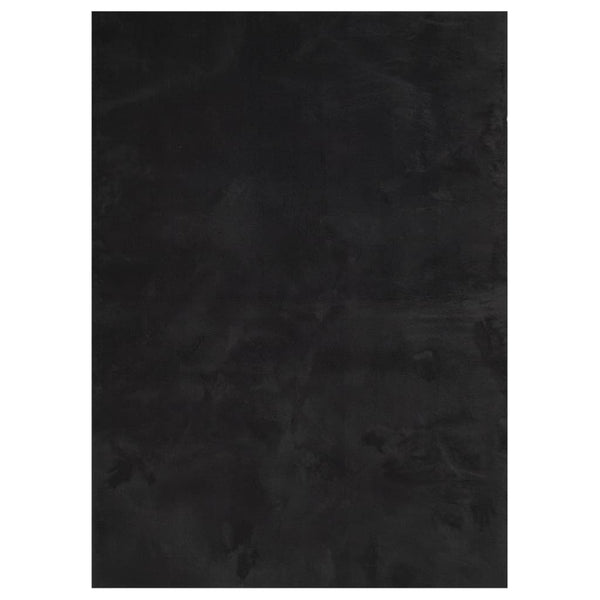 Schwarzer Teppich HUARTE, 160x230 cm