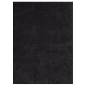 vidaXL Tapis HUARTE à poils courts, doux et lavable Noir 200x280 cm