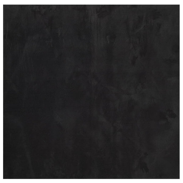Schwarzer Teppich HUARTE, Kurzflor, 240x240 cm