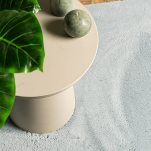 Blauer Kurzflor Teppich HUARTE 80x250 cm