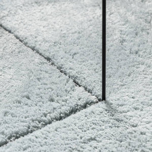 Blauer Kurzflor Teppich HUARTE 80x250 cm