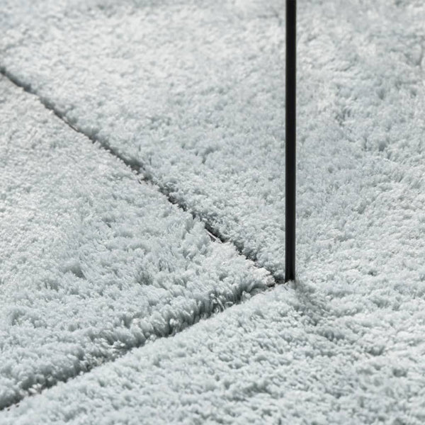 Blauer Kurzflor Teppich HUARTE 80x250 cm