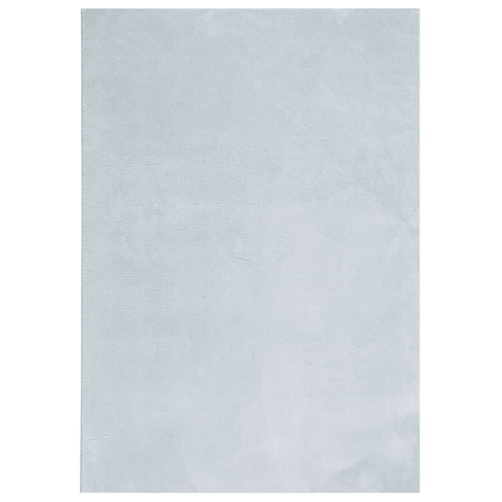 Blauer Kurzflor Teppich HUARTE, 120x170 cm
