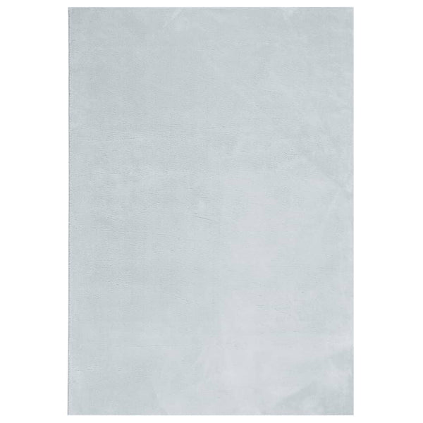 Blauer Kurzflor Teppich HUARTE, 120x170 cm