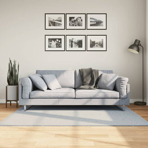 Blauer Kurzflor Teppich HUARTE, 120x170 cm