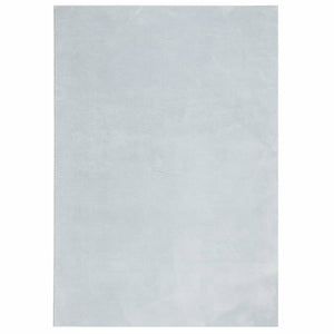 Blauer Kurzflor Teppich HUARTE 140x200 cm