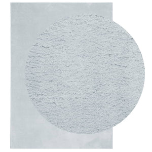 Blauer Kurzflor Teppich HUARTE 140x200 cm