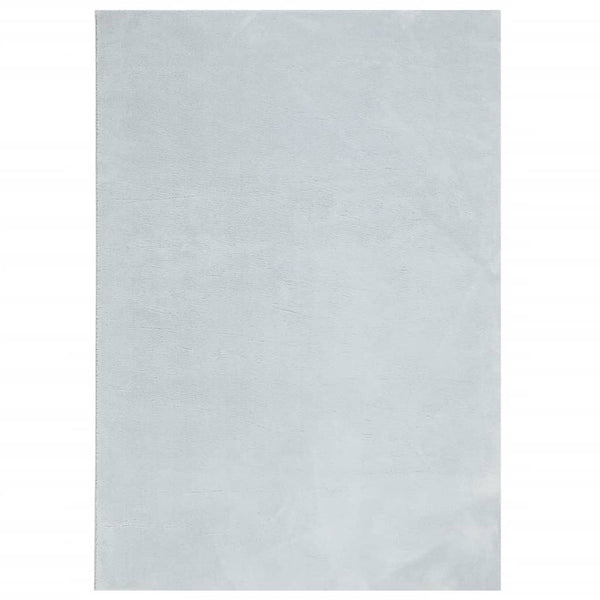 Blauer Kurzflor Teppich HUARTE 160x230 cm