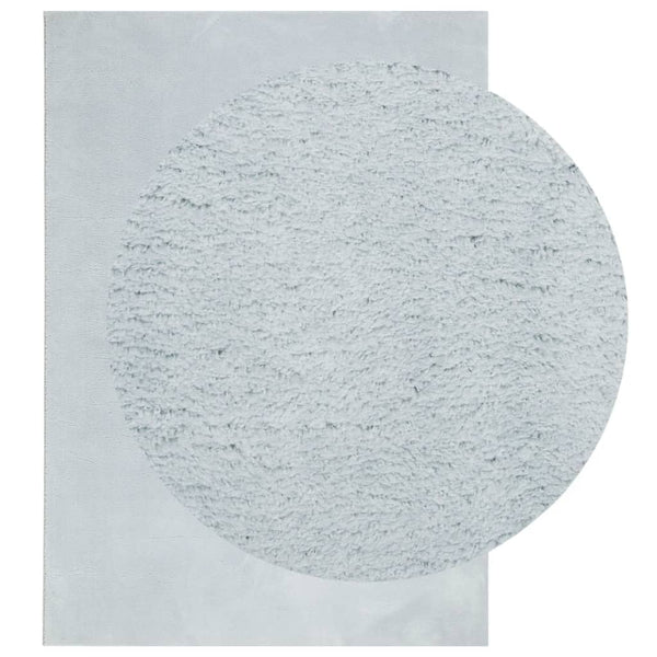 Blauer Kurzflor Teppich HUARTE 160x230 cm