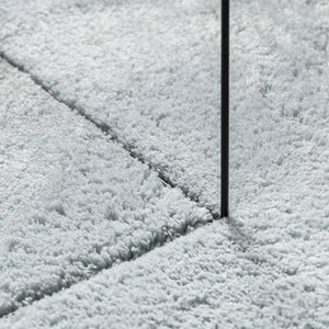 Blauer Kurzflor Teppich HUARTE 160x230 cm