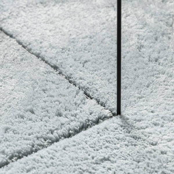 Blauer Kurzflor Teppich HUARTE 160x230 cm