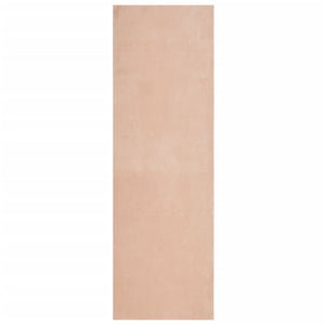 Blassrosa Teppich HUARTE, 80x250 cm