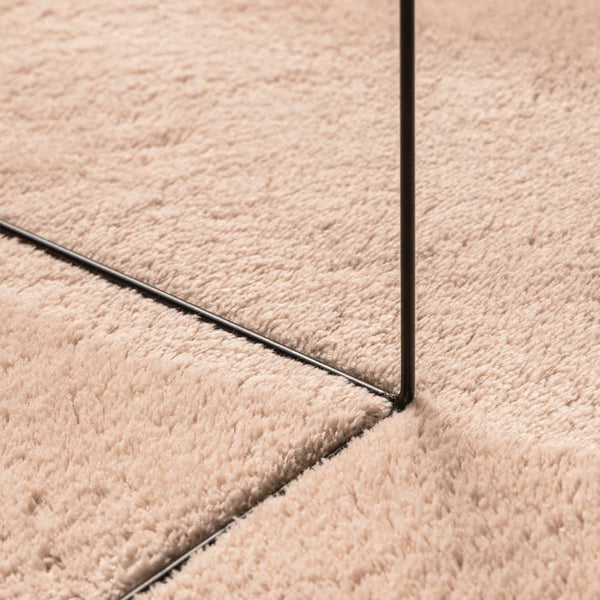 Blassrosa Teppich HUARTE, 80x250 cm