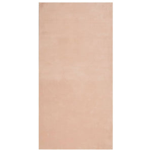 Blassrosa Teppich HUARTE, 100x200 cm