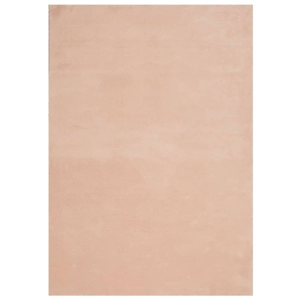 Blassrosa Teppich HUARTE, 120x170 cm