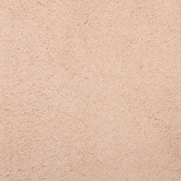 Blassrosa Teppich Kurzflor 140x200 cm