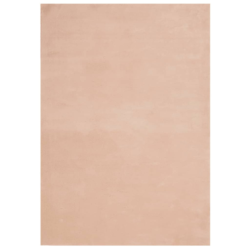 Blassrosa Teppich HUARTE, 160x230 cm