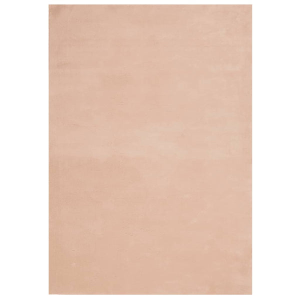 Blassrosa Teppich HUARTE, 160x230 cm