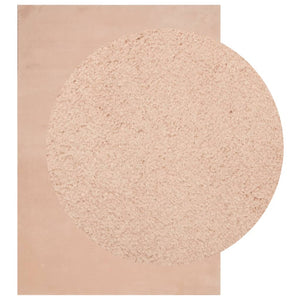 Blassrosa Teppich HUARTE, 160x230 cm