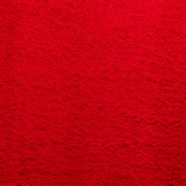 Roter Kurzflor Teppich 160x230 cm Waschbar