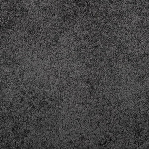 Anthrazit Shaggy Teppich Ø 80 cm