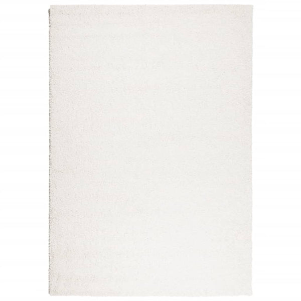 Creme Shaggy Teppich 120x170 cm