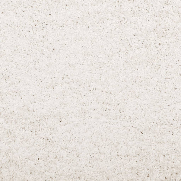 Creme Shaggy Teppich 120x170 cm