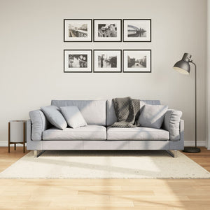Creme Shaggy Teppich 120x170 cm